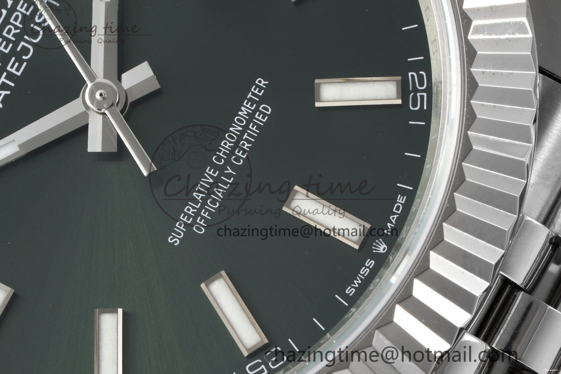 904L Best 41 1:1 Bracelet Steel Edition NTF Green Dial VR3235 126334 Stick on Jubilee DateJust 0316